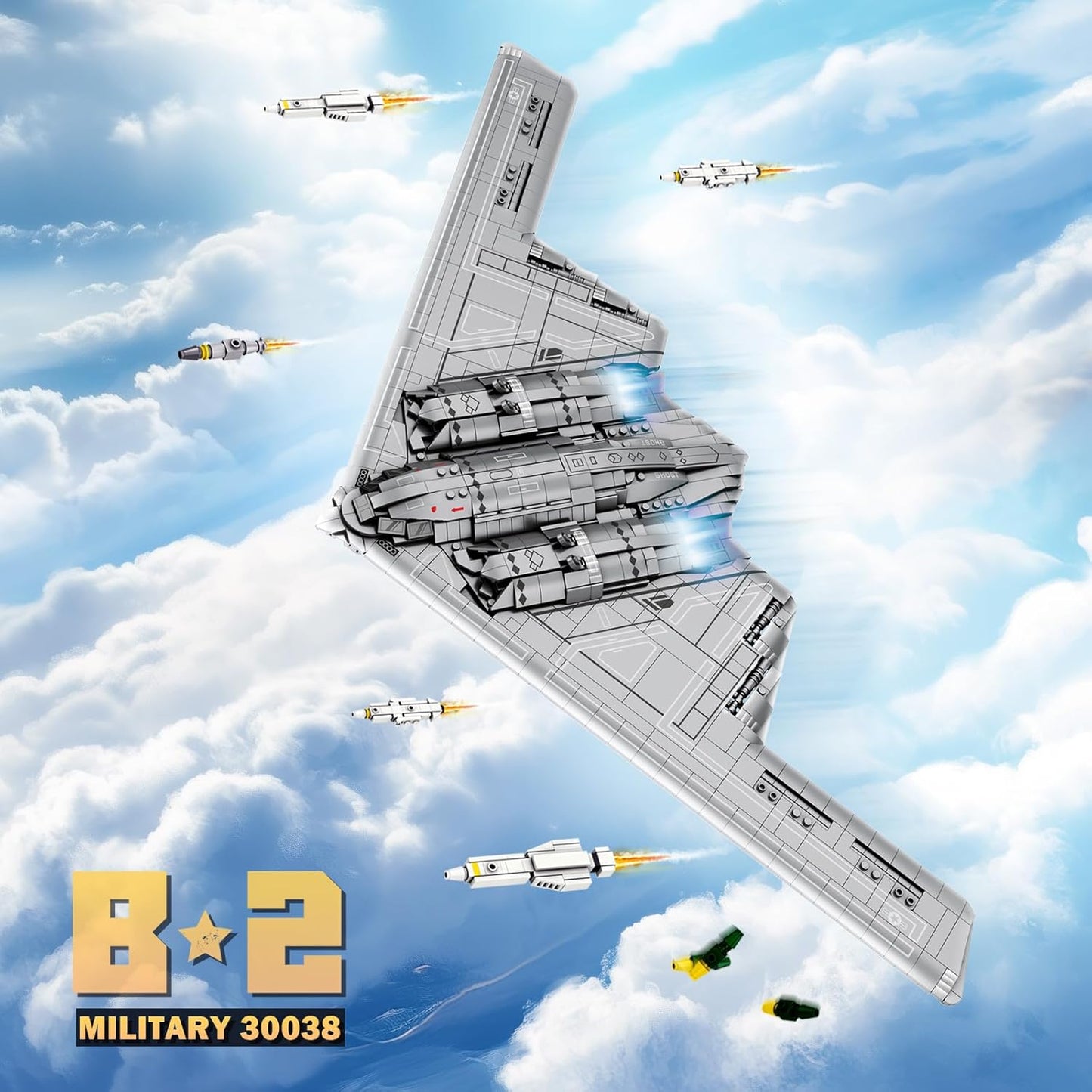 B2 Military Bomber Plane
