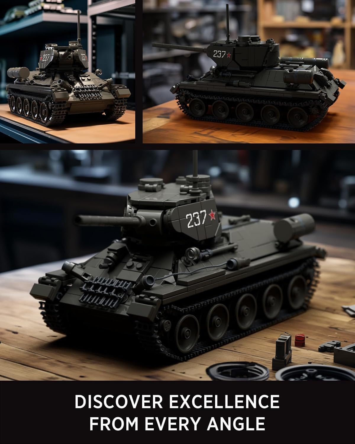 Nifeliz T34/85 Tank, WW2 Military Tank