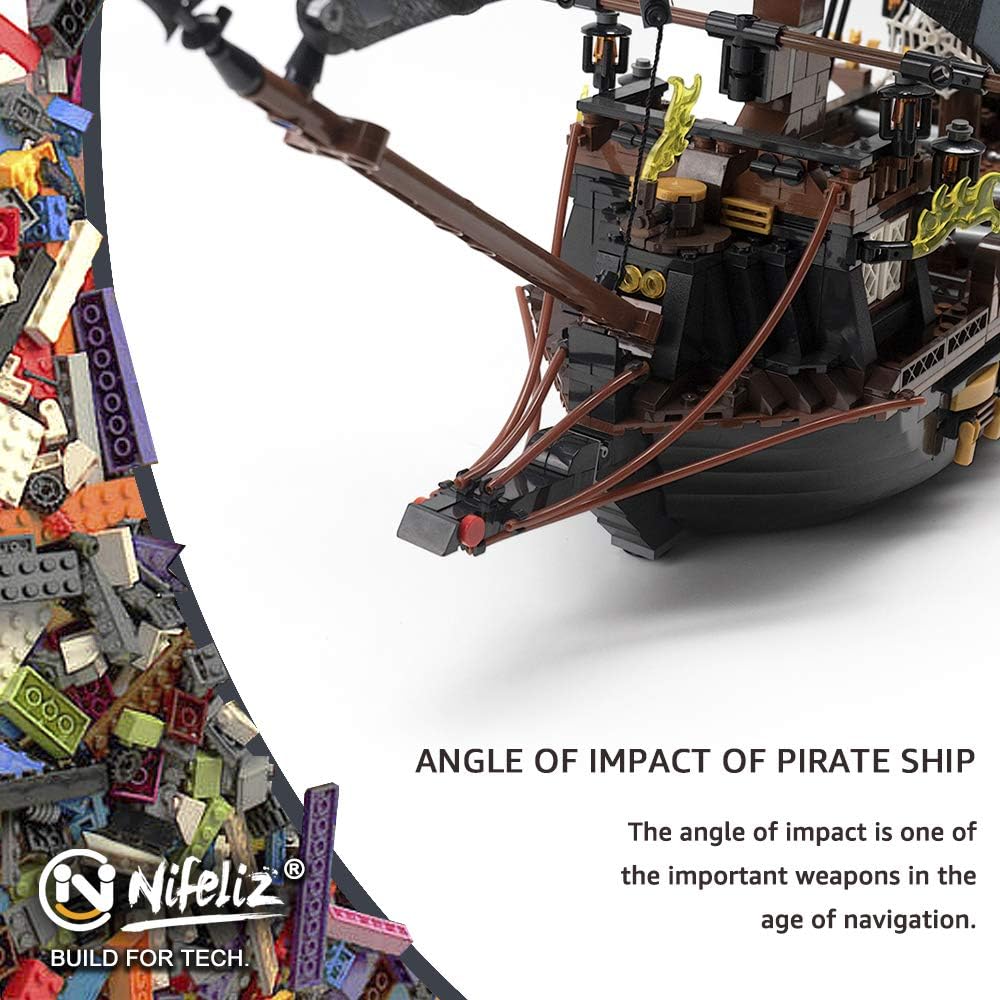Nifeliz Black Hawk Pirates Ship Model